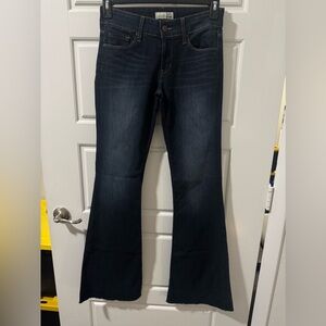 David Khan Brenda Bell Bottom Jeans excellent condition 33inches inseam raw hem